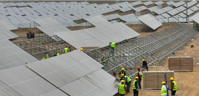 Generación de energía fotovoltaica de 500.000 kilovatios en Yecheng, Xinjiang