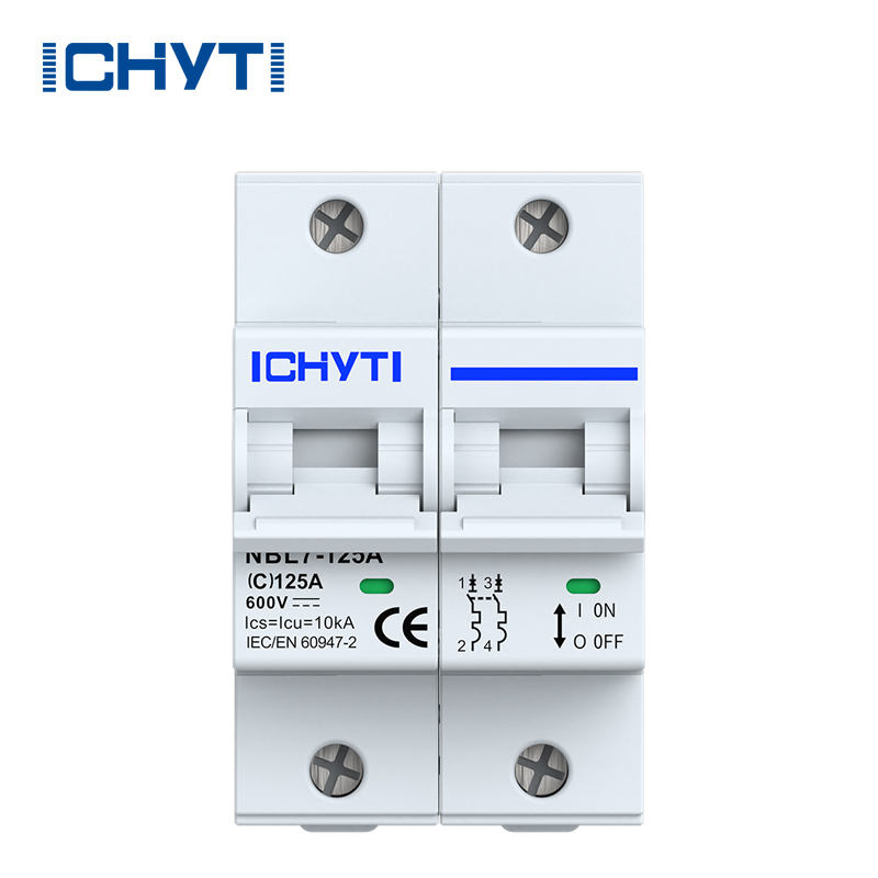 MCB de CC de 125 A sin polaridad